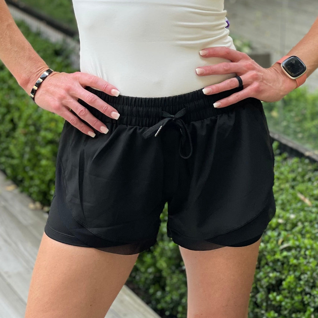 Unstoppable Athletic Shorts - Black – LANOFIE