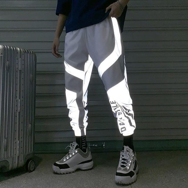 reflective sweatpants mens