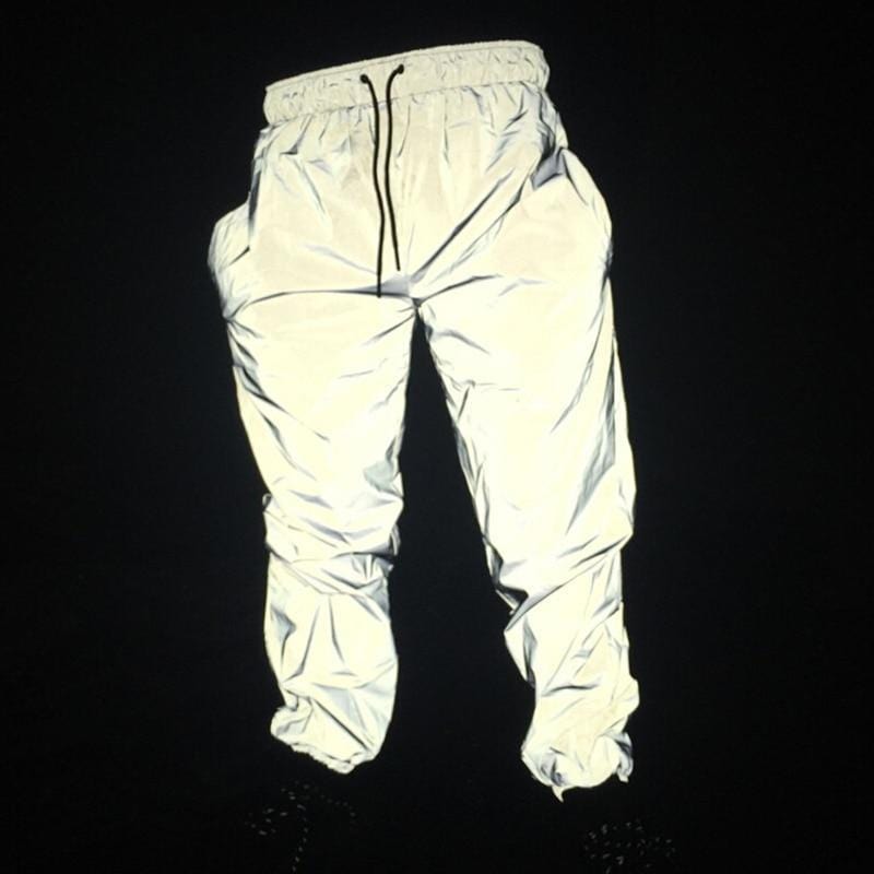 reflective jogger pants