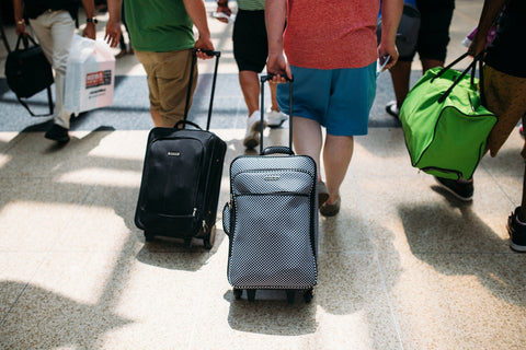 Traveling with luggage