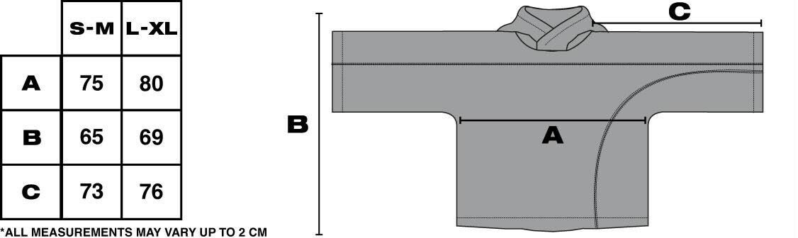 Size Guide in CM