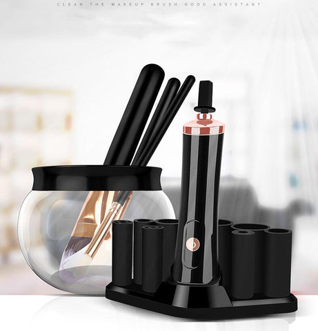 USB Power Electric Makeup Brush Cleaner Machine, Portable Automatic Spinner  Brush Cleaner Tools for All Size Makeup Brushes, Make Up Brush Cleaner