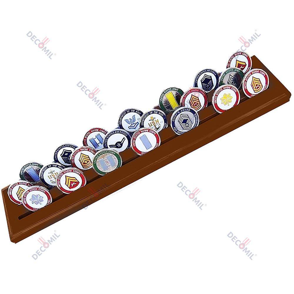 3 Rows Challenge Coin Holder, 3 Rows Coin Holder (30 Coins)