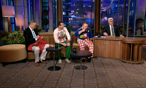 Tonight Show Ugly Christmas Sweaters with Team Ugly Brian Miller and Adam Paulson