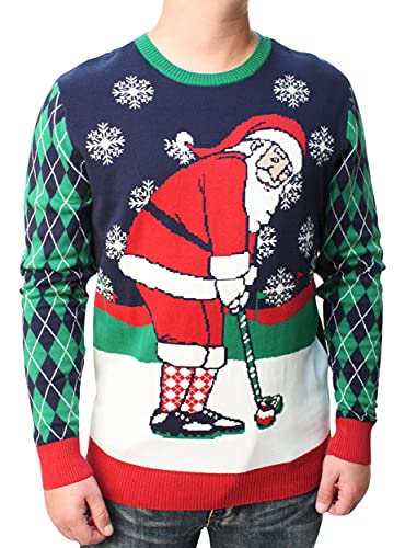 Goodstoworld Men/Women Light Up Knitted Ugly Christmas Sweater with  Multi-Colore