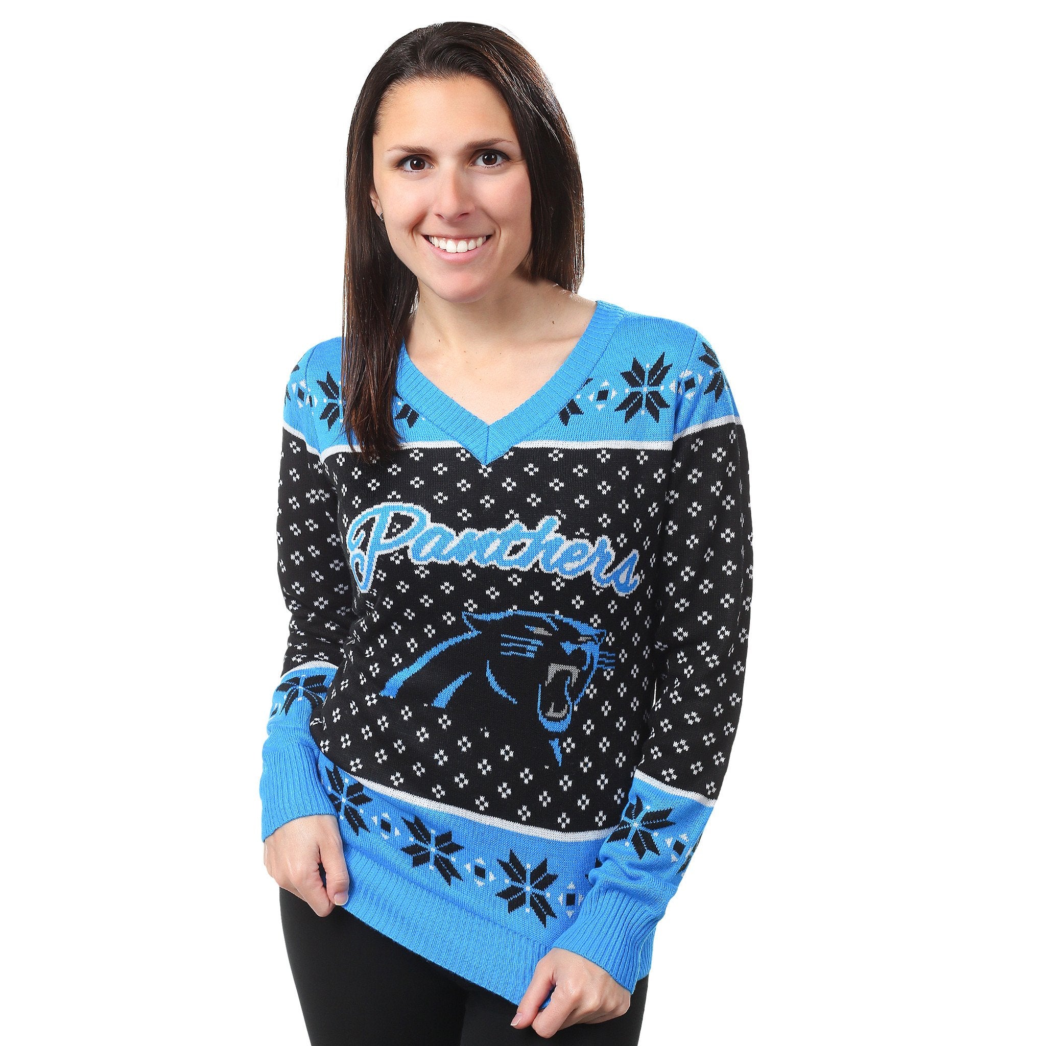 Carolina Panthers Aztec NFL Ugly Sweater - TH061221 - USALast