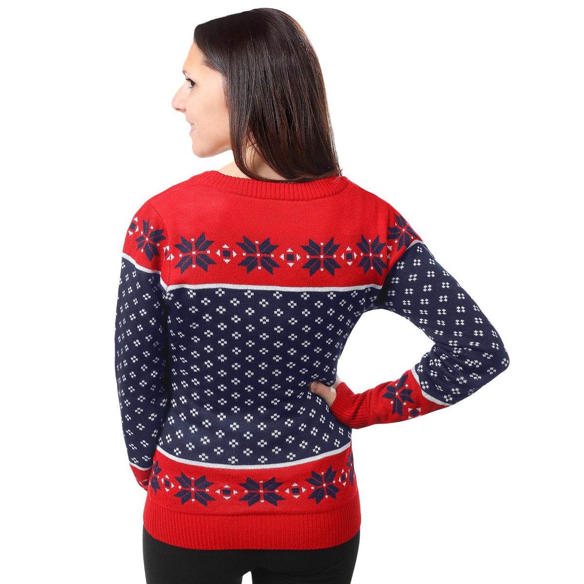 New England Patriots Womens Christmas Sweater – Ugly Christmas Sweater ...