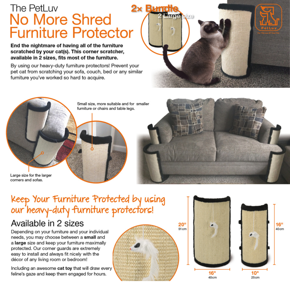 pet couch bed and furniture protector