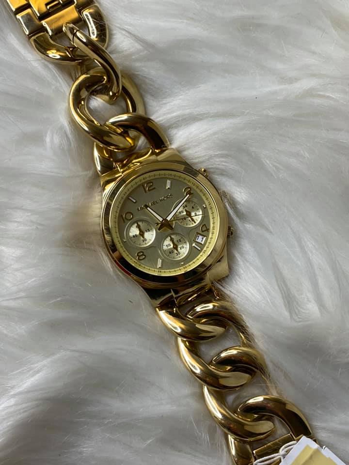 michael kors women's runway twist chronograph