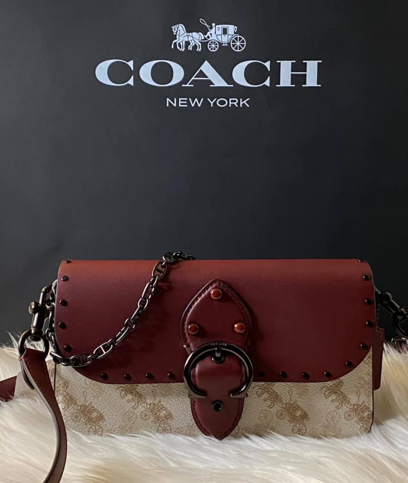 coach beat crossbody clutch