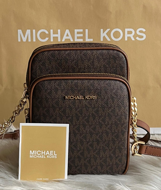 Michael Kors Jet Set Large Logo Crossbody Bag – shopmixusa