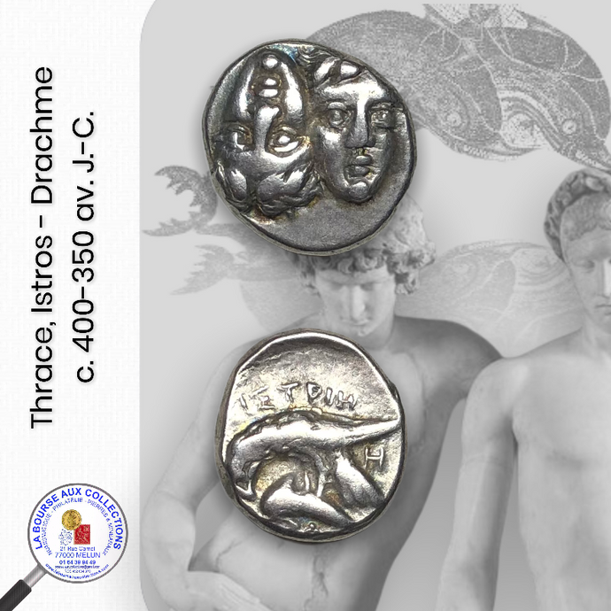 THRACE - Istros - Drachme. 400/350 av. J.C. / La Bourse aux Collections Numismate Melun