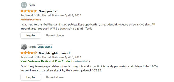 amazon reviews ms glamour products