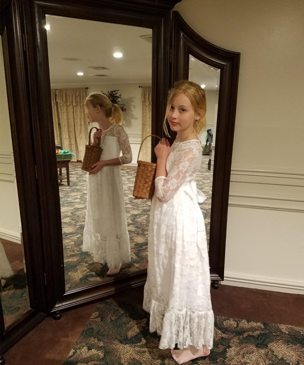 flower girl dress for 12 year old