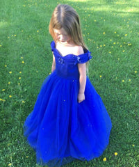 princess in blue gown