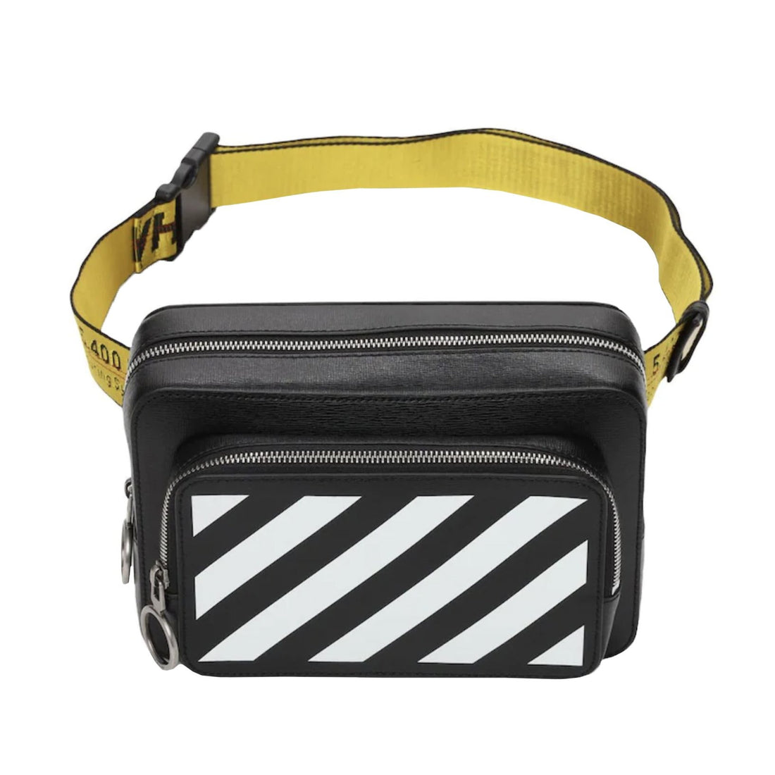 off white leather belt bag