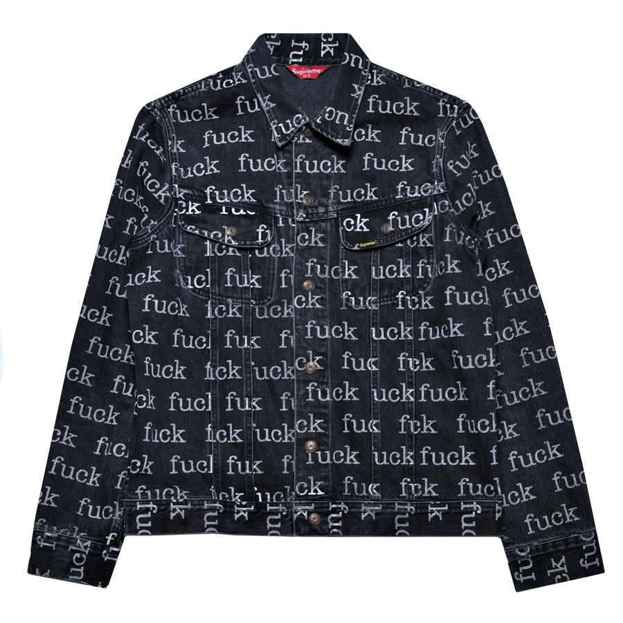 爆買い Supreme fuck denim jacket radimmune.com