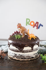 Photo of a Dinosaur Birthday Cake