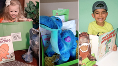 Dinosaur Book and Bear boxes pictured: Triceratops, Brachiosaurus and T-Rex