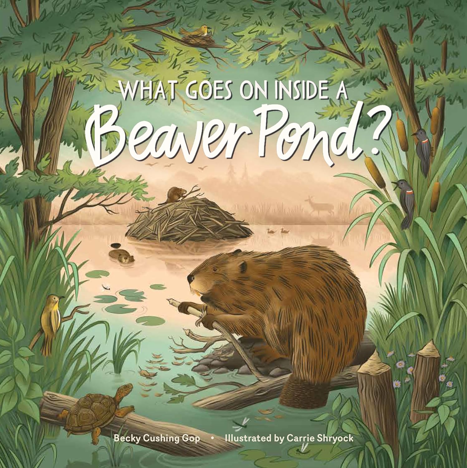 What Goes On Inside A Beaver Pond? Book cover