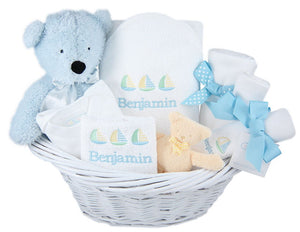 newborn baby boy gift basket