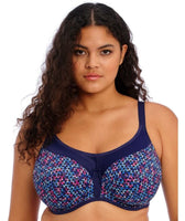 Elomi Energise Underwired Sports Bra - Navy - Curvy Bras