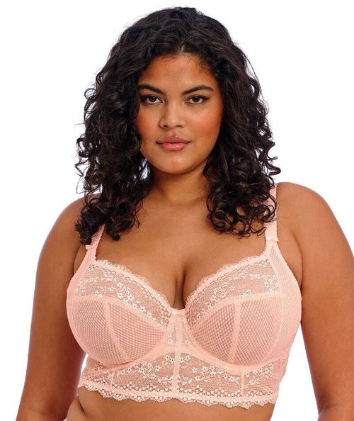 Elomi Charley Bra Pink Size 34GG Underwired Plunge Side Support