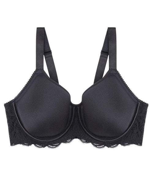 Fayreform Lace Perfect Contour Spacer Bra 2 Pack - Black/Latte - Curvy