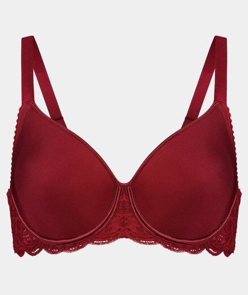 Fayreform Lace Perfect Contour Spacer Bra - Biking Red - Curvy