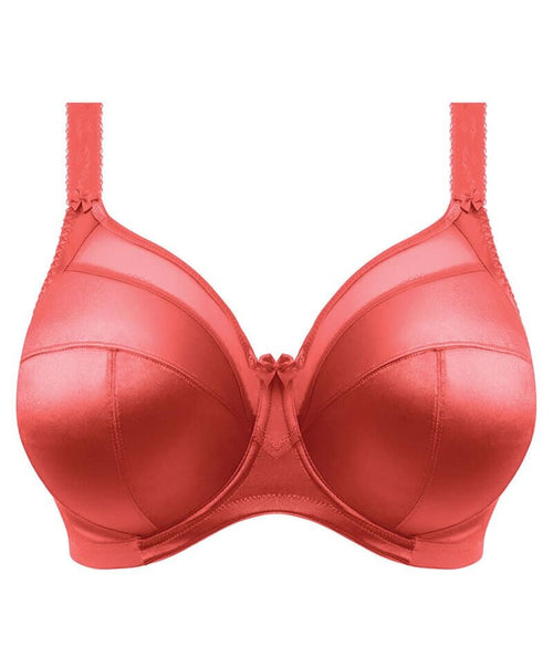 Goddess Keira Underwired Banded Bra - Mineral Red - Curvy Bras