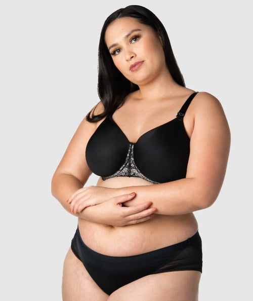 Hotmilk Obsession Maternity & Nursing Bra - Black - Curvy Bras