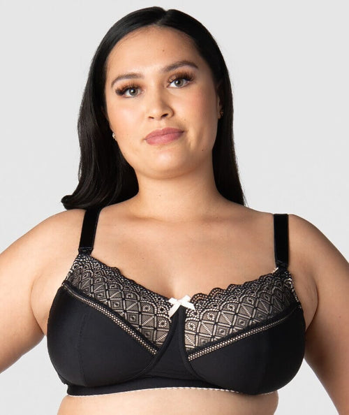 Hotmilk Show Off Nursing Maternity Bra Black