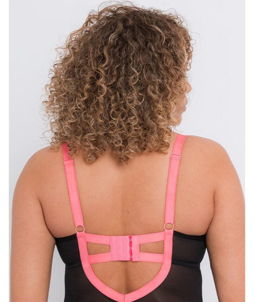 Curvy Kate Elementary Plunge Bodysuit Black/Pink – Curvy Kate US