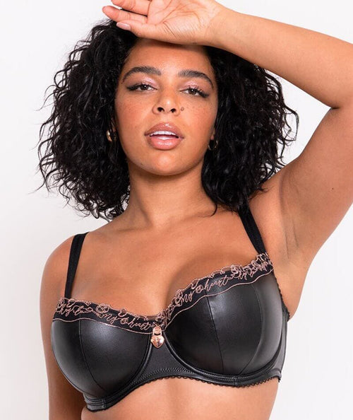 Scantilly Key to My Heart Padded Half Cup Bra - Rouge