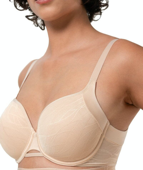 Triumph Airy Sensation Spacer T-Shirt Bra - Nude Beige - Curvy