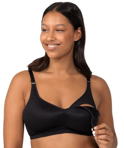 Cake Maternity Croissant Seamless Flexi Wire Nursing Bra - Black - Curvy  Bras