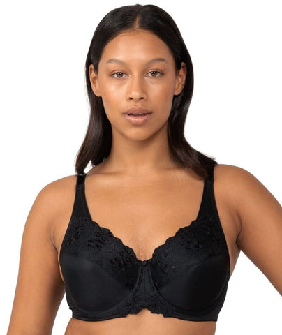 Ava & Audrey Lucille Lace Underwired Full Cup Bra - Black