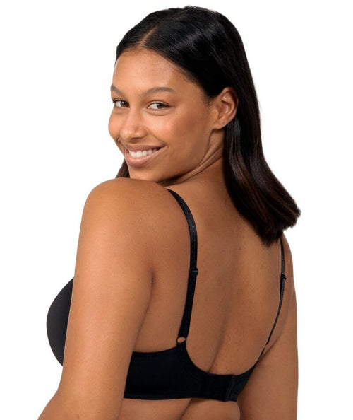 Triumph Pure Luxury Gorgeous T-Shirt Bra BLACK - Curvy Bras