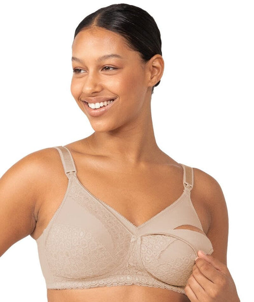 Triumph Lace Wire-free Maternity Bra - Nude - Curvy Bras