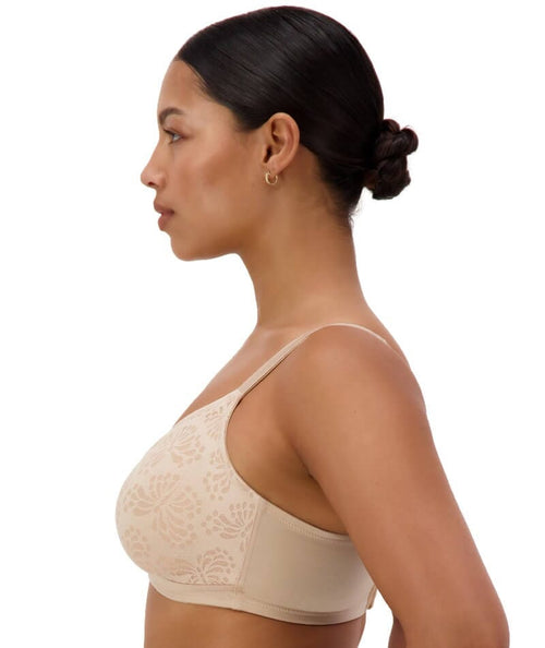 Triumph Lacy Minimizer Bra - New Beige - Curvy