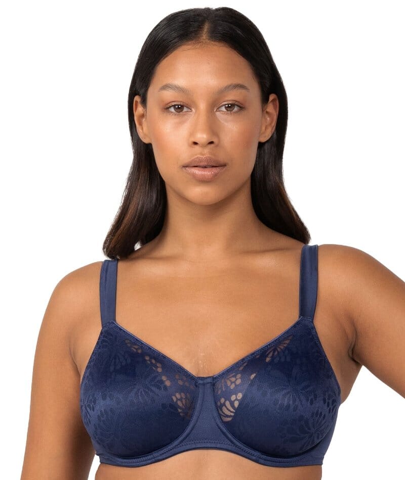 Minimizer Bras For Women Full Coverage Underwire Bras For Heavy  Breast 36H Pastel Blue