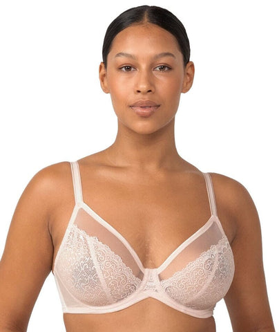 26C (110C) Women's Wireless Minimiser Bra Lace Non padded Full cup