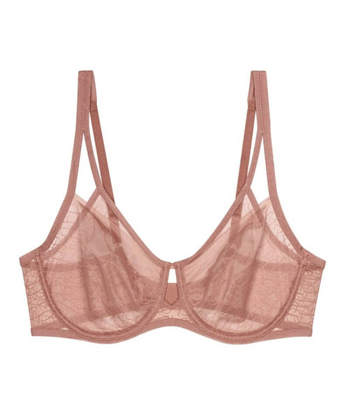 Triumph Signature Sheer Underwired Minimiser Bra - Toasted Almond - Curvy