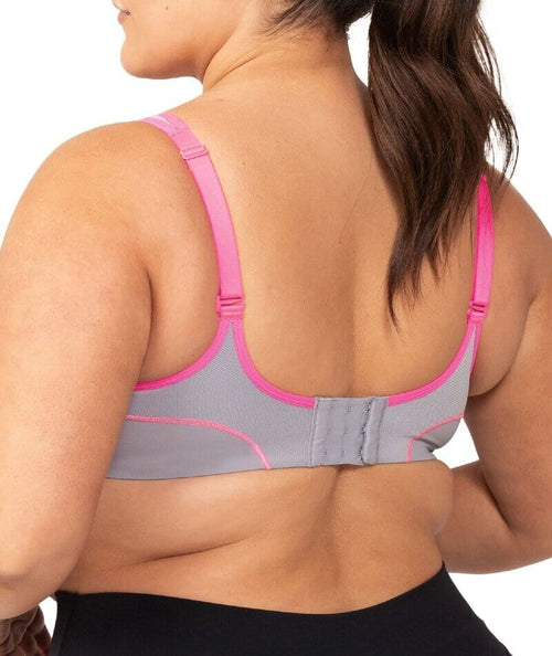 Triumph Triaction Performance Sports Bra - Titanium - Curvy