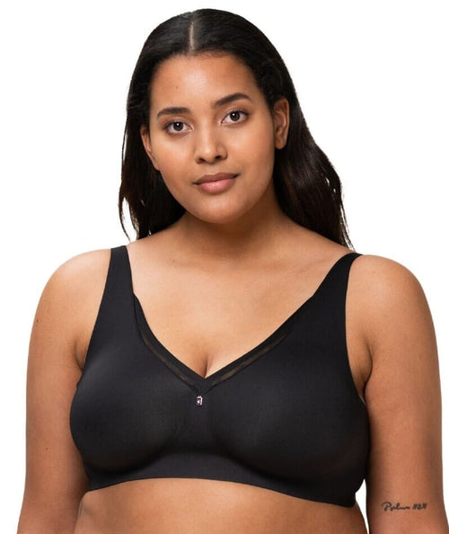 Buy Triumph Lightly Lined Wired Full Coverage Minimiser Bra - Black at  Rs.1599 online