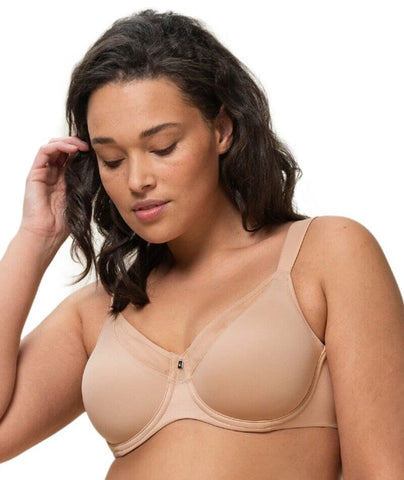 Hestia Women's Smoothing Minimiser Bra - Ivory - Size 20E