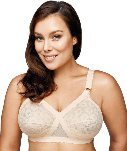 Buy Playtex Cross Your Heart Bra Slightly Sheer Pink Lace Online in India 