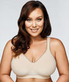 Wirefree Cotton Leisure/Sleeping Bra by Comfort Choice®