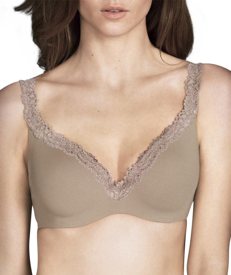 Berlei Barely There Luxe Contour Bra - Cafe Mocha - Curvy Bras