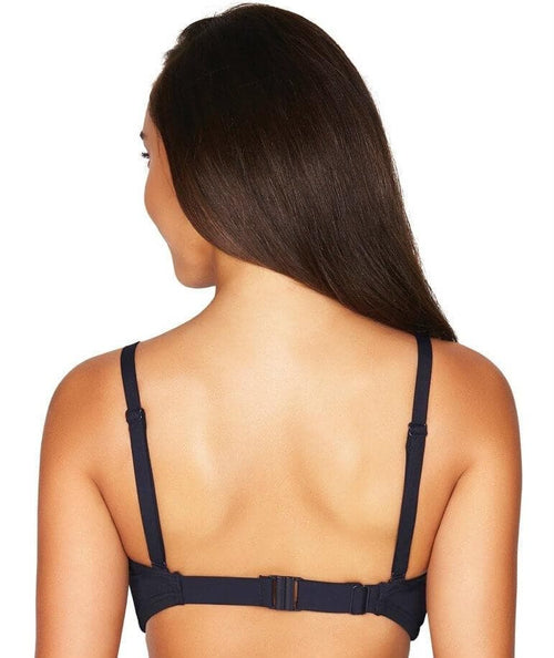 Sea Level: Sundown Twist Front DD E Cup Bikini Top Black – DeBra's